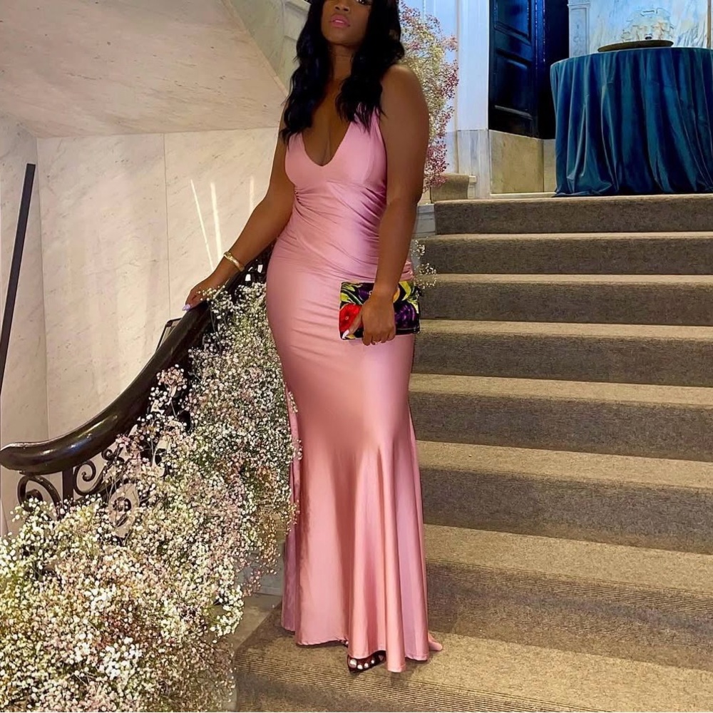 Fashion Nova Pink Maxi Dress